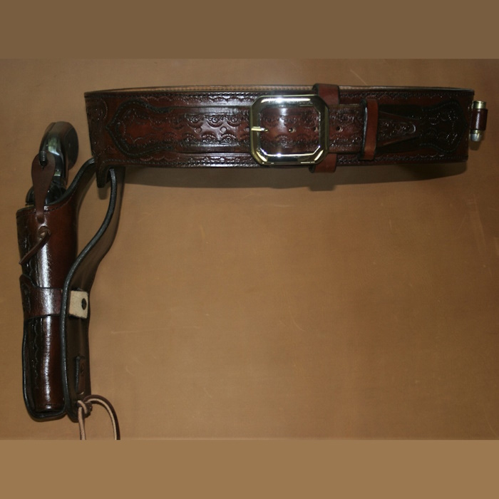 (image for) 1952 High Noon Cartridge Gun Belt with Hollywood Fast Draw Holster(s)